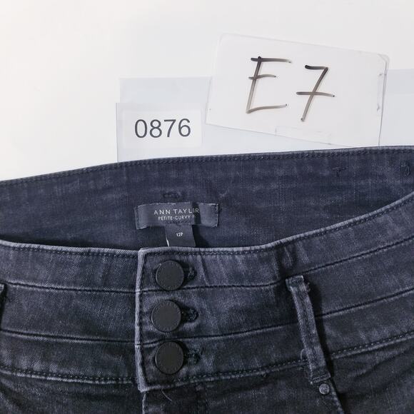 Ann Taylor Black The High Rise Skinny Jeans Petite Curvy Fit - Picture 12 of 12